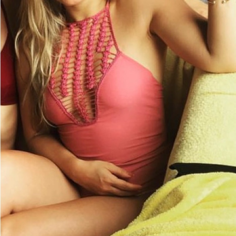 acacia pink one piece  - could also be worn as body suit.